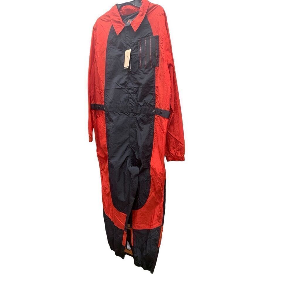 Jordan’s women’s overall red black size 1X jumpsuit wind breaker